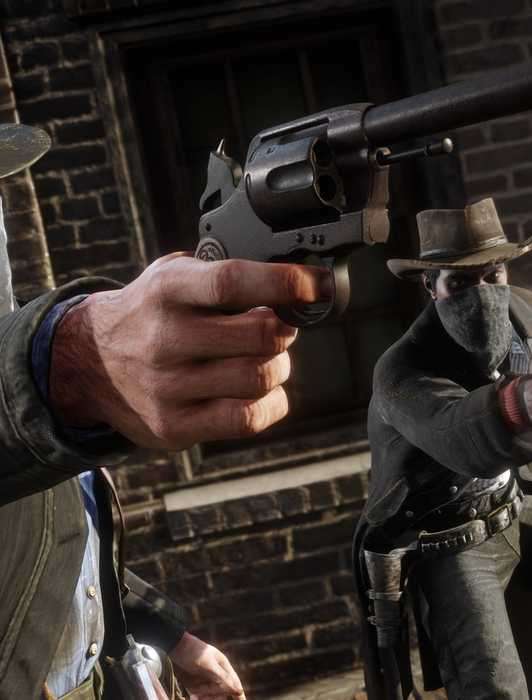 A hold-up in Red Dead Redemption 2